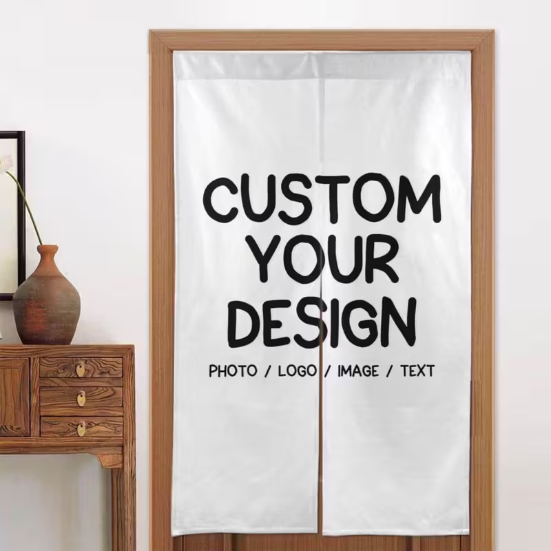 Noren Curtain Doorway - Tirai Pintu Noren Kustom Desain Foto
