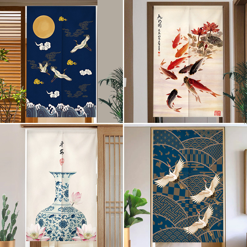 Noren Curtain Doorway - Tirai Ruang Ganti Seri Jepang Tirai