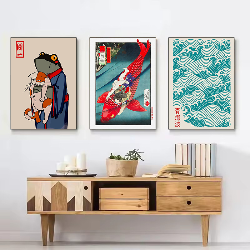 Poster Ikan Koi Ramen Kucing H - Japanese Lifestyle And Culture ulasan dan harga