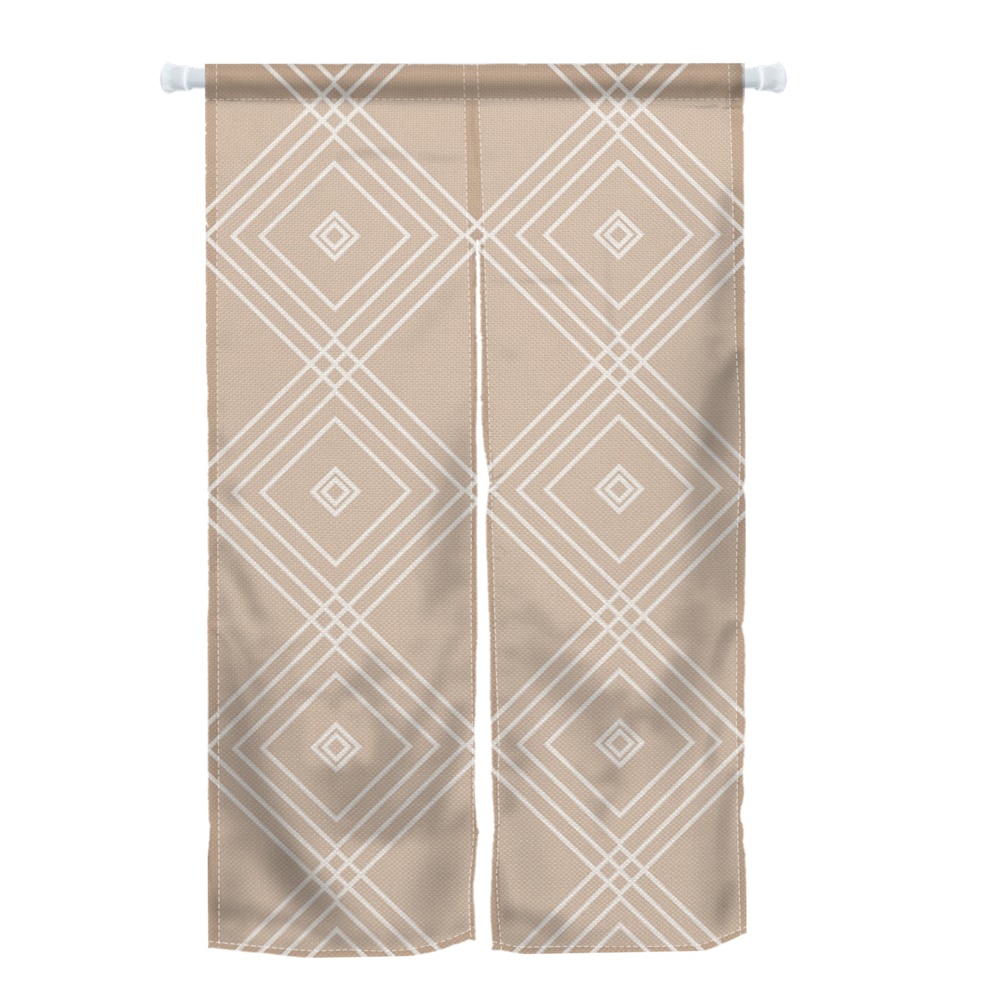 Tirai Pintu Jepang Geometris G - Noren Curtain Doorway ulasan dan harga