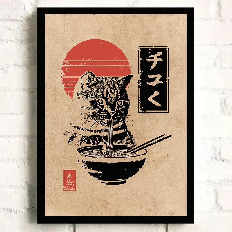 Lukisan Kanvas Poster Vintage  - Japanese Lifestyle Gifts ulasan dan harga