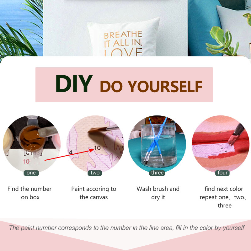 1 Buah Lukisan Tanpa Bingkai d - Japanese Lifestyle Gifts ulasan dan harga