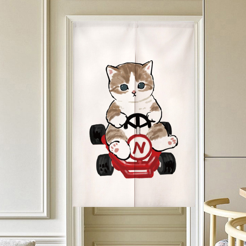 Tirai Ruang Ganti Kucing Hewan - Noren Curtain Doorway ulasan dan harga