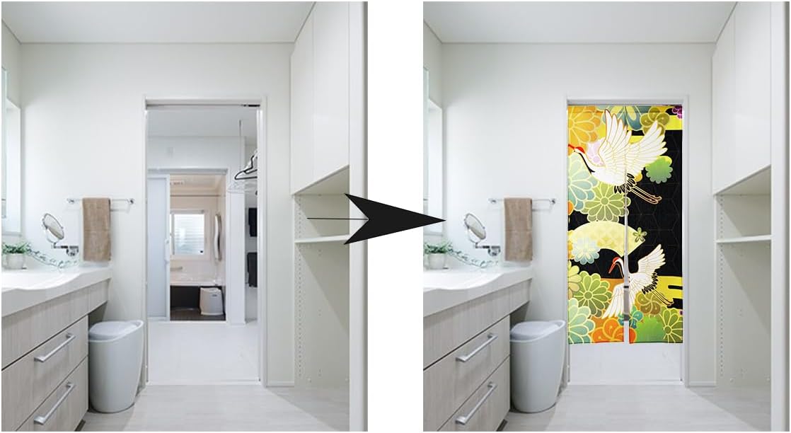 Tirai Pintu Gaya Jepang Noren  - Noren Curtain Doorway ulasan dan harga