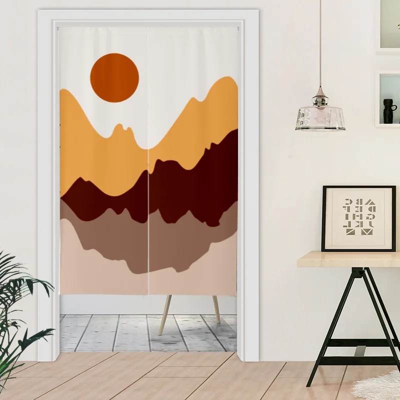 Tirai Pintu Bergambar Pemandan - Noren Curtain Doorway ulasan dan harga