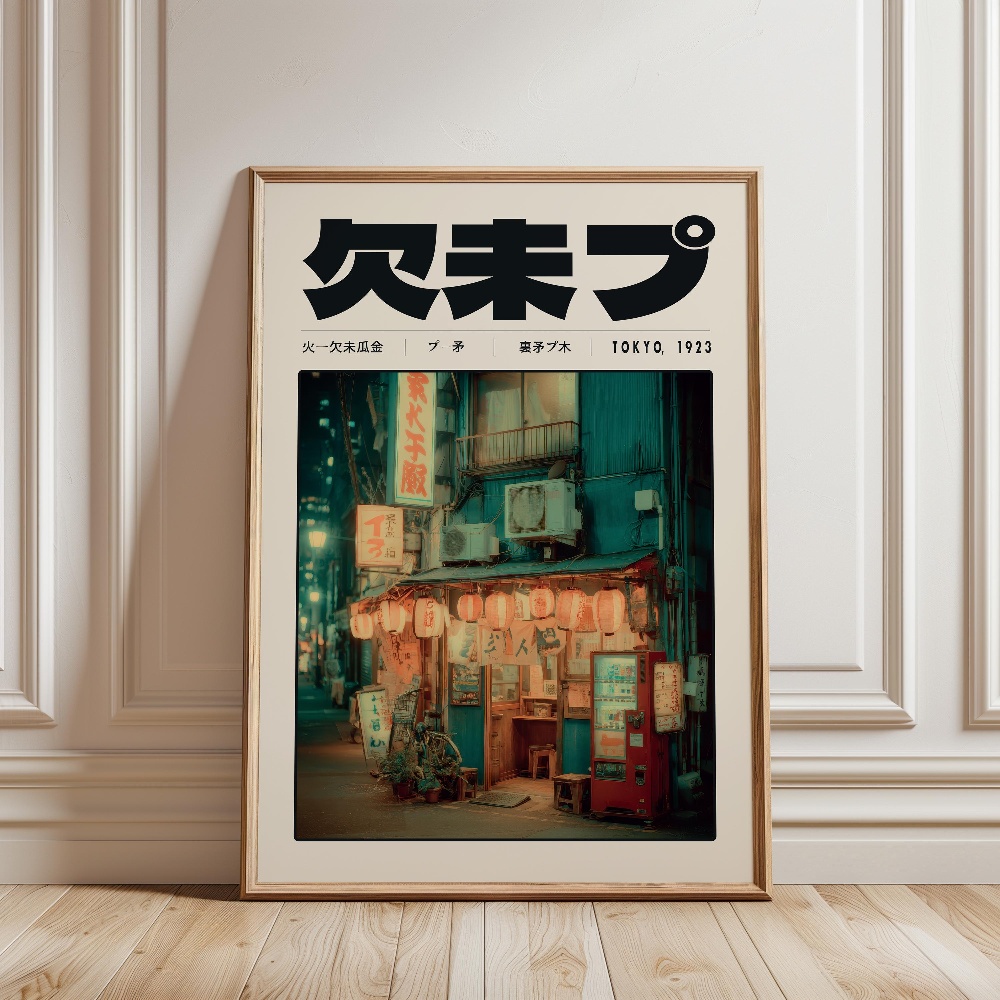 Poster Vaporwave Retro Jepang  - Japanese Lifestyle And Culture ulasan dan harga